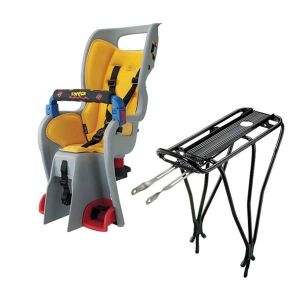 Topeak - Надежное детское кресло с багажником под колесо 26&quot; V-brake BabySeat II