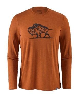 Patagonia - Практичная термофутболка Cap Daily L/S Graphic T-Shirt