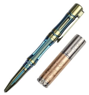 Fenix - Набор подарочный Fenix ручка T5Ti + фонарь F15 серый