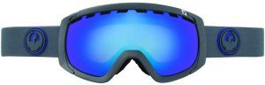 Dragon Alliance - Сноубордическая маска ROGUE (оправа Carbon, линзы Dark Smoke Blue + Yellow Blue Ionized)