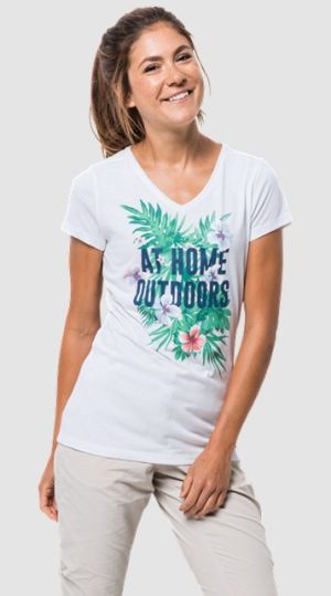 Jack Wolfskin - Женская спортивная футболка At Home T W