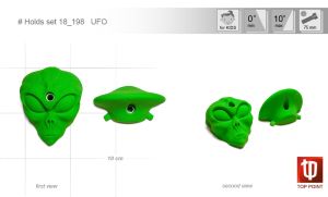 Скалолазные зацепы Top Point #198 UFO