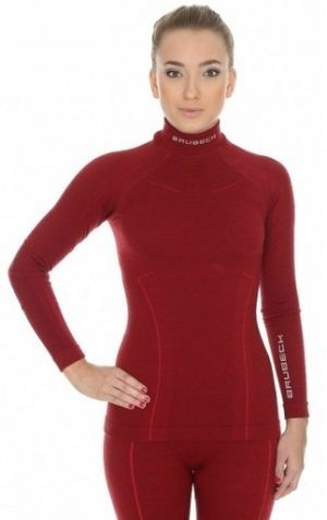 BRUBECK - Футболка с длинным рукавом Wool Merino