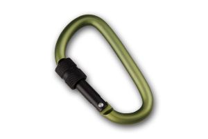 Munkees - Карабин D-формы с закручивающимся замком 6*60 мм