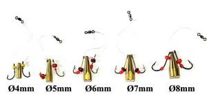 Россия - Приманка латунная упаковка 10 штук Балда Бисер 