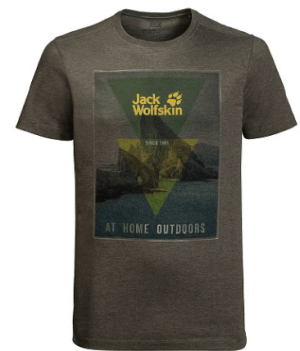 Jack Wolfskin — Футболка для мужчин Mountain T