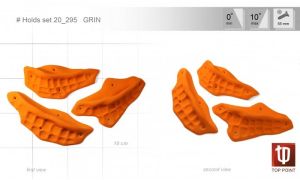 Скалолазный набор зацепов Top Point Grin #295