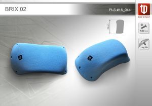 Оригинальный накладной рельеф для скалолазания Top Point Brix 02