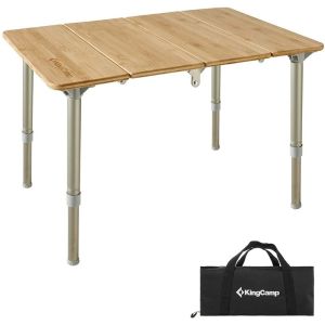 Складной кемпинговый стол King Camp 1913 4-folding Bamboo table 6040