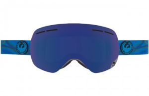 Dragon Alliance - Горнолыжная маска X1s (Spill/Dark Smoke Blue, линзы Yellow Red Ion)