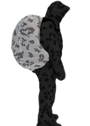 Белый маскировочный чехол на рюкзак Мираж 5.45 Design