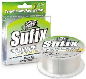 Sufix - Леска рыболовная 150 м Castable 100% Fluorocarbon Clear