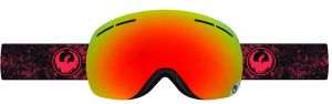 Dragon Alliance - Горнолыжные очки X1s (оправа Energy Scarlet, линзы Red Ion + Yellow Blue Ion)