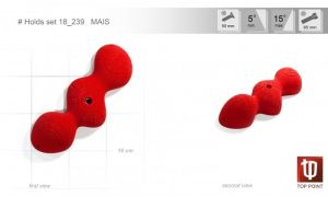 Удобный зацеп для скалолазания Top Point Mais #239