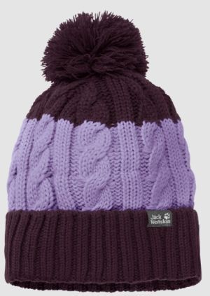Вязаная шапочка для детей Jack Wolfskin Stormlock Pompom Beanie Kids