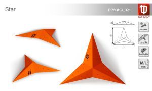 Обсыпной рельеф для скалолазания Top Point Star