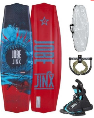 Вейкборд детский легкий удобный Jobe Jinx Junior Bindings