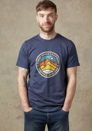 Rab - Качественная футболка из хлопка Stance 3 Peaks Ss Tee