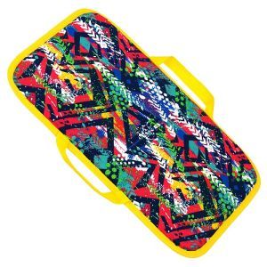 V76 - Санки-ледянка мягкие с ярким принтом