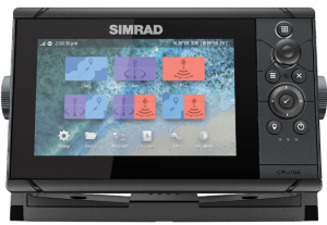 Simrad - Эхолот-картплоттер Cruise-7, ROW Base Chart, 83/200 XDCR