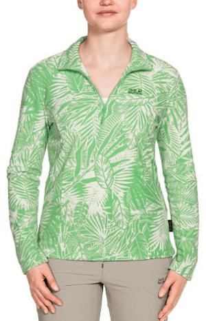 Jack Wolfskin — Джемпер демисезонный женский Jungle Halfzip
