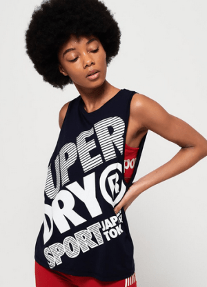 Superdry - Спортивный женский топ Japan Edition Lazer Vest