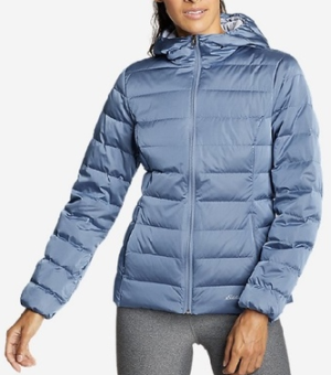 Eddie Bauer - Куртка-пуховик для девушек CirrusLite Down Hooded Jacket