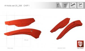 Набор скалолазных зацепов Top Point Chip I #288