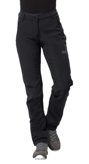 Прочные женские брюки Jack Wolfskin Zenon Softshell Pants Women