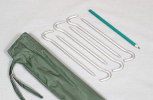 Набор из надежных алюминиевых круглых колышков Talberg 18 см