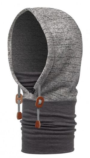 Buff - Бандана - шапка Polar Thermal Hoodie Melange Grey