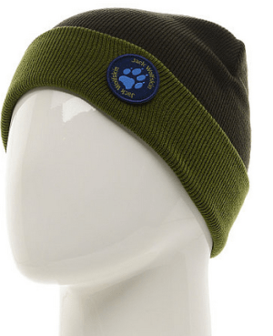 Шапка вязаная теплая Jack Wolfskin Paw Rib Hat Kids