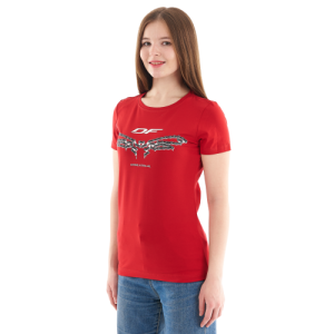 Удобная женская футболка с принтом Dragonfly Chain