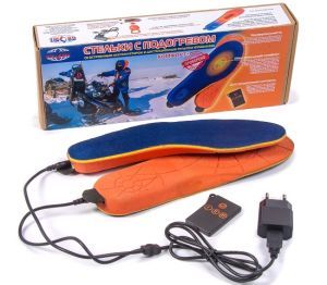 Полюс - Стельки с подогревом на пульте ДУ Комфорт