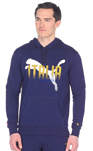 Puma - Толстовка с логотипом FIGC Italia Fanwear Hoody