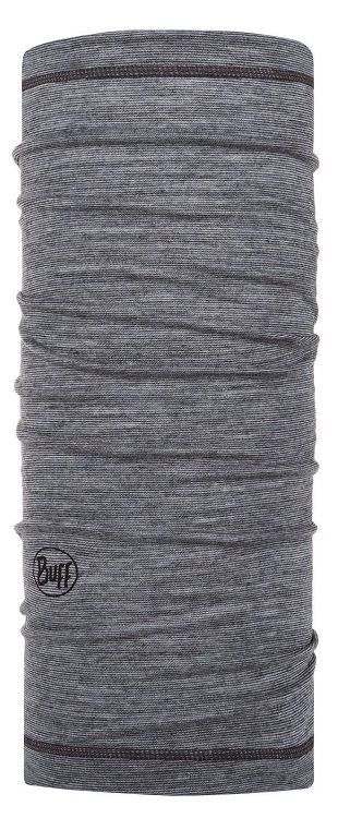 Buff – Шерстяная бандана для детей Lightweight Merino Wool Grey Multi Stripes