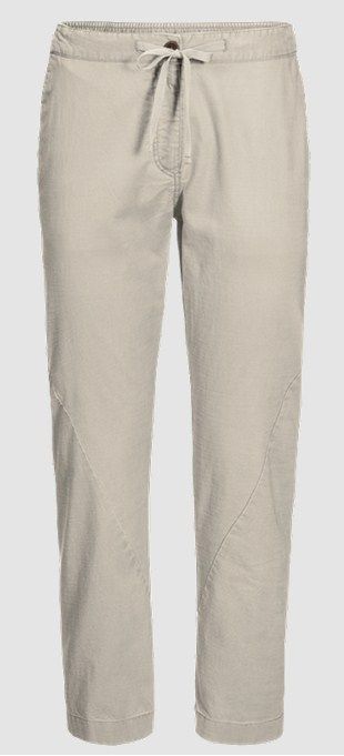Jack Wolfskin - Летние хлопковые брюки Blue Lake Pants W