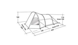 Easy Camp - Палатка трехместная кемпинговая Blizzard 300
