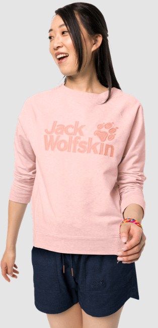Стильный свитшот Jack Wolfskin Logo Sweatshirt W