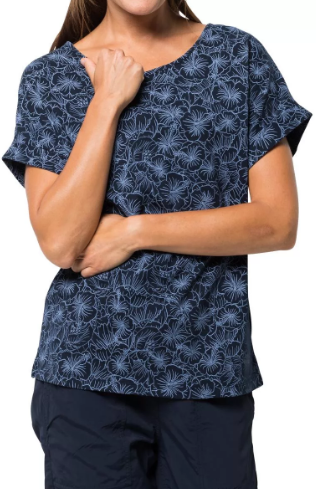 Jack Wolfskin - Женская футболка Hibiscus Flower T W