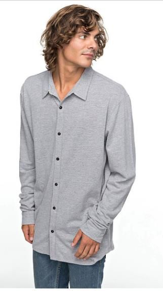 Quiksilver - Качественная мужская рубашка Long Effect