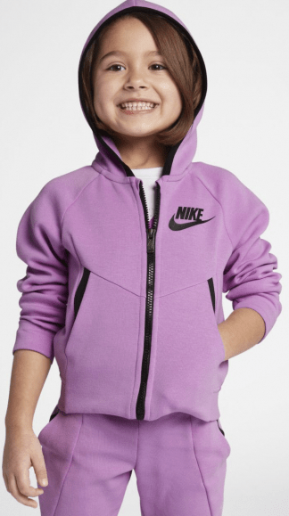 Детская толстовка Nike NKG G NSWTCH FLC HOODIE FZ