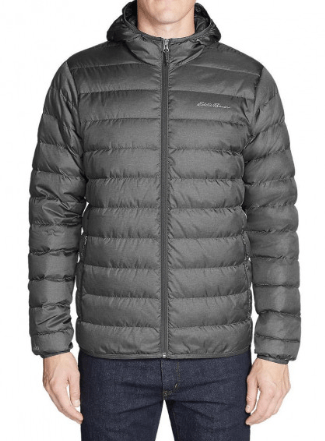 Eddie Bauer - Демисезонный мужской пуховик CirrusLite Down Hooded Jacket