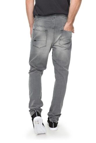 Quiksilver - Зауженные мыжские джинсы Low Bridge Grey M