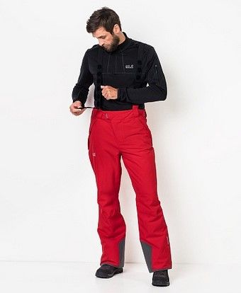 Jack Wolfskin - Брюки зимние спортивные мужские EXOLIGHT PANTS MEN