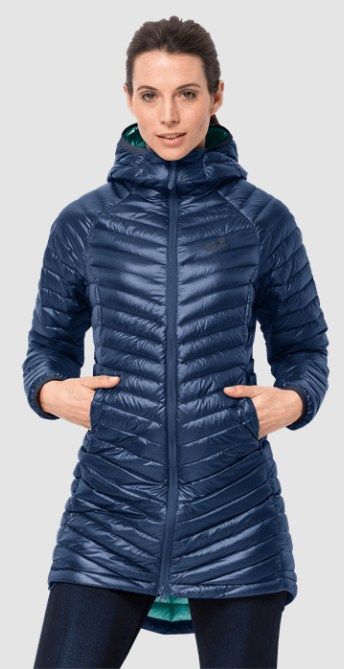 Удлиненная пуховая куртка Jack Wolfskin Atmosphere Coat W