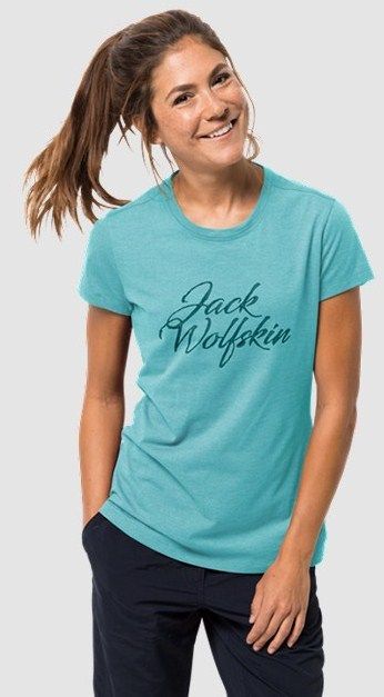 Jack Wolfskin - Летняя футболка Brand T W