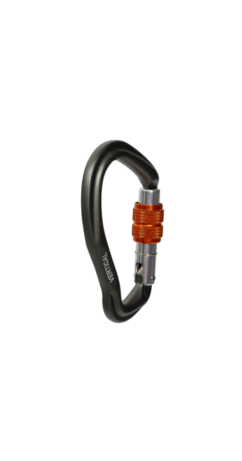 Карабин HMS с муфтой Keylock Вертикаль Gray