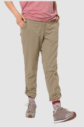 Женские эластичные брюки Jack Wolfskin Desert Roll-up Pants W