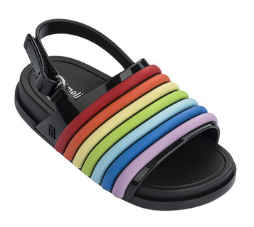 Летние сандалии Melissa Beach Slide Sandal Rainbow Bb